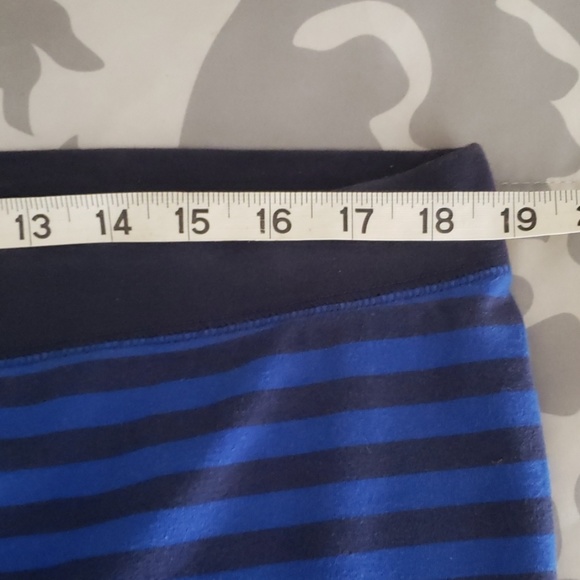 Blue Striped Pencil Skirt - Picture 3 of 3